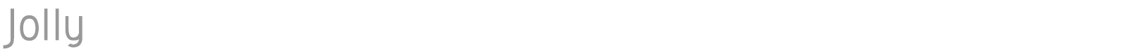 Jolly font preview